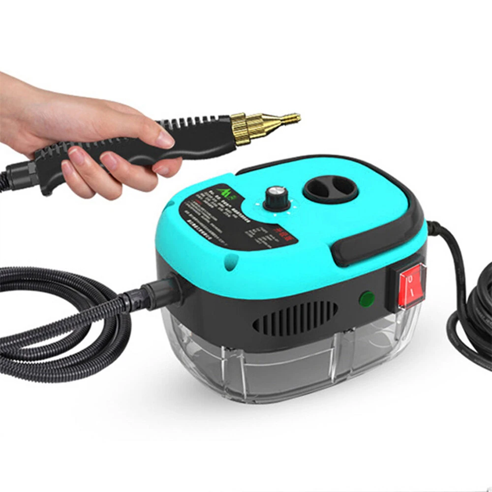 (image for) 2500W High-Temperature High-Pressure Steam Cleaner 230V 901ml Capacity 4 Temperature Levels ABS Base for Kitchen Air Conditioner Cleaning