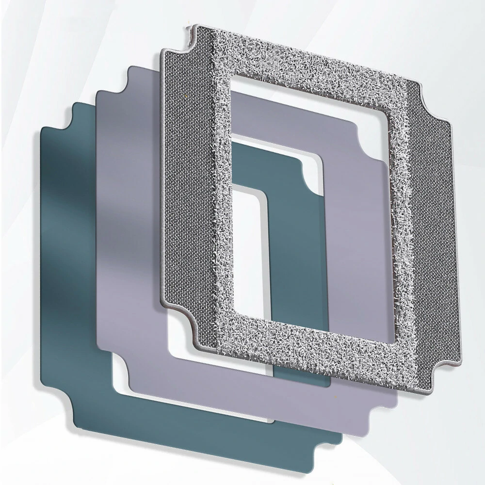 (image for) LIECTROUX 6PCS/Set Robot Mop Cloth Cleaning Cloth YW509 Window Cleaning Decontamination Cleaning Cloth